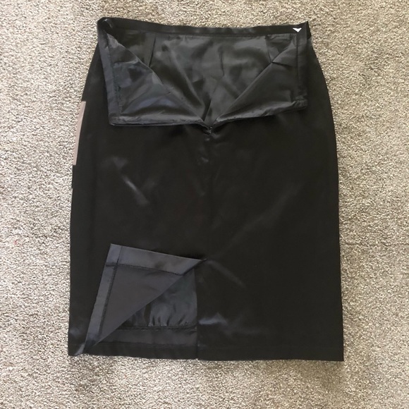 Pencil striped skirt size M (38) Classic Workwear party colorblock straight - Picture 5 of 7